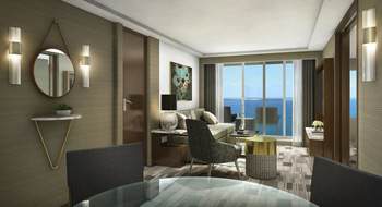 Forward-Facing Deluxe Penthouse with Large Balcony